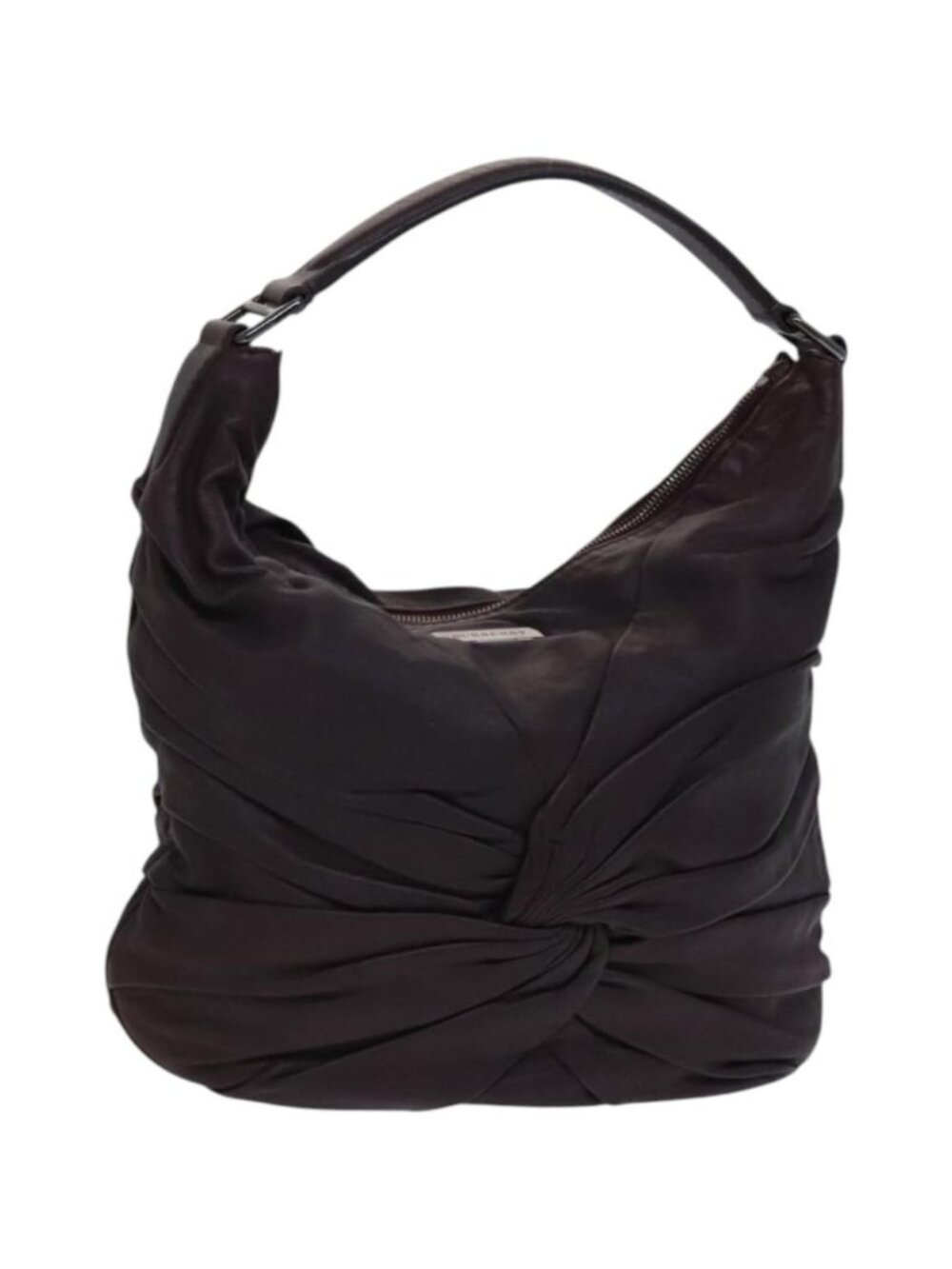 BURBERRY Shoulder Bag Leather Brown